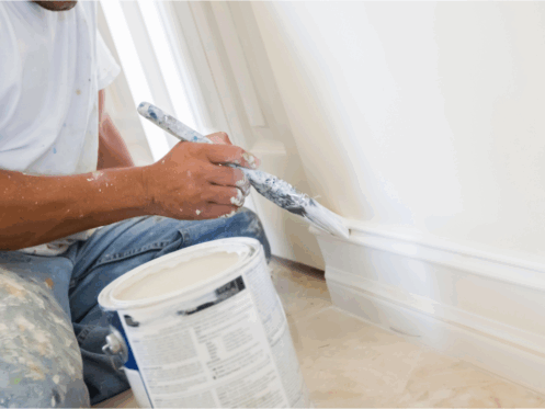 how to paint trim