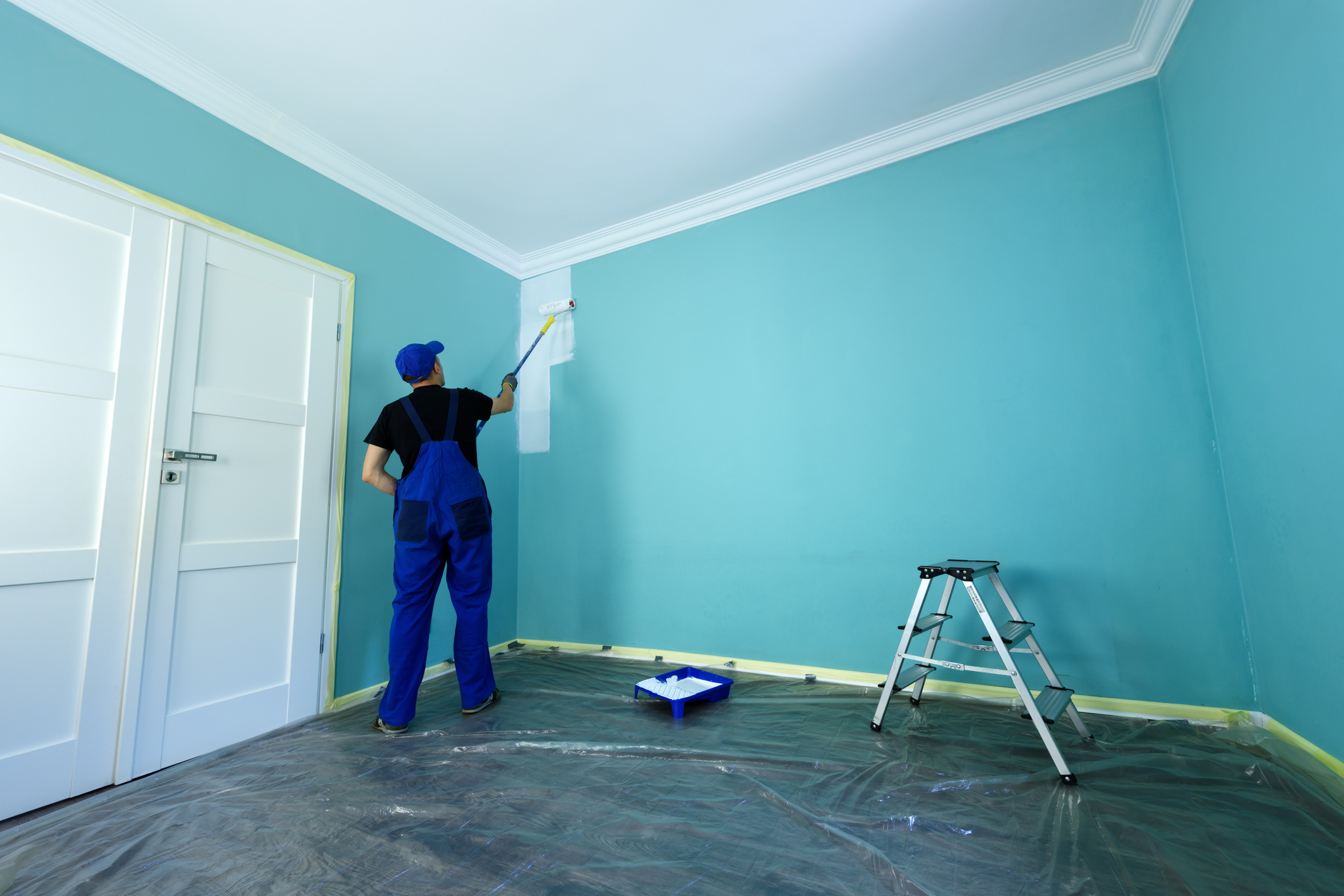 when to touch up interior walls