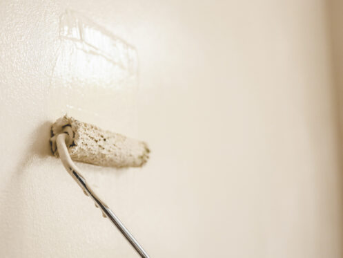 when to touch up interior walls